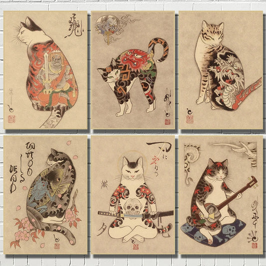 Gato Samurai Japonês